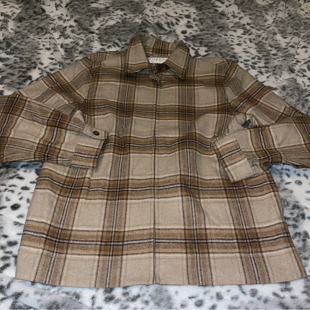 Norton Studios Plaid Shacket